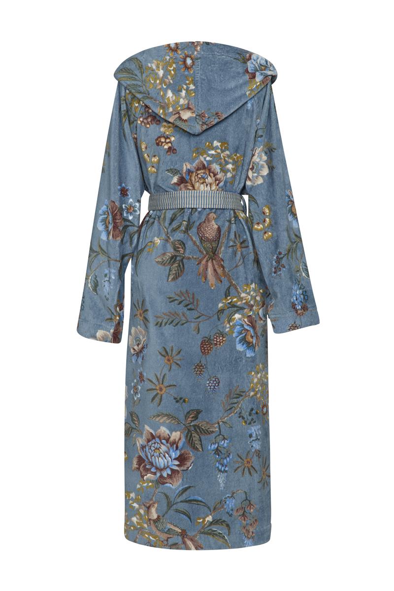 Pip Studio Secret Garden Badjas - Blauw - XS