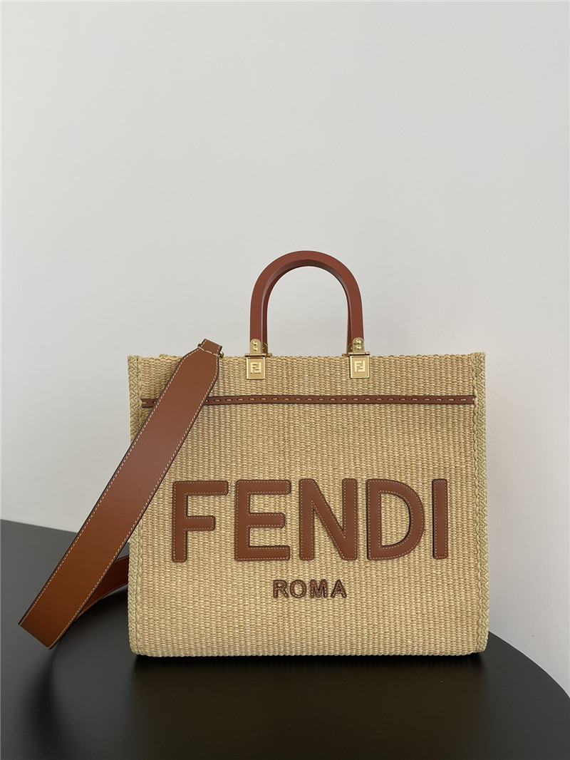 fendi sunshine straw shopping bag - Replicaclubs