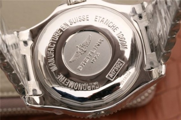 Replica Breitling SuperOcean  II 44mm GF Black Dial SS Bracelet A2824 - Top club