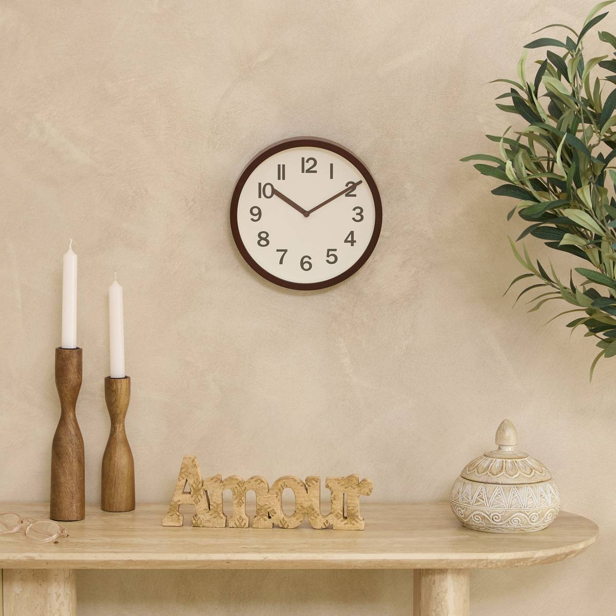 Clock "Loly" 22.3x3.8 cm