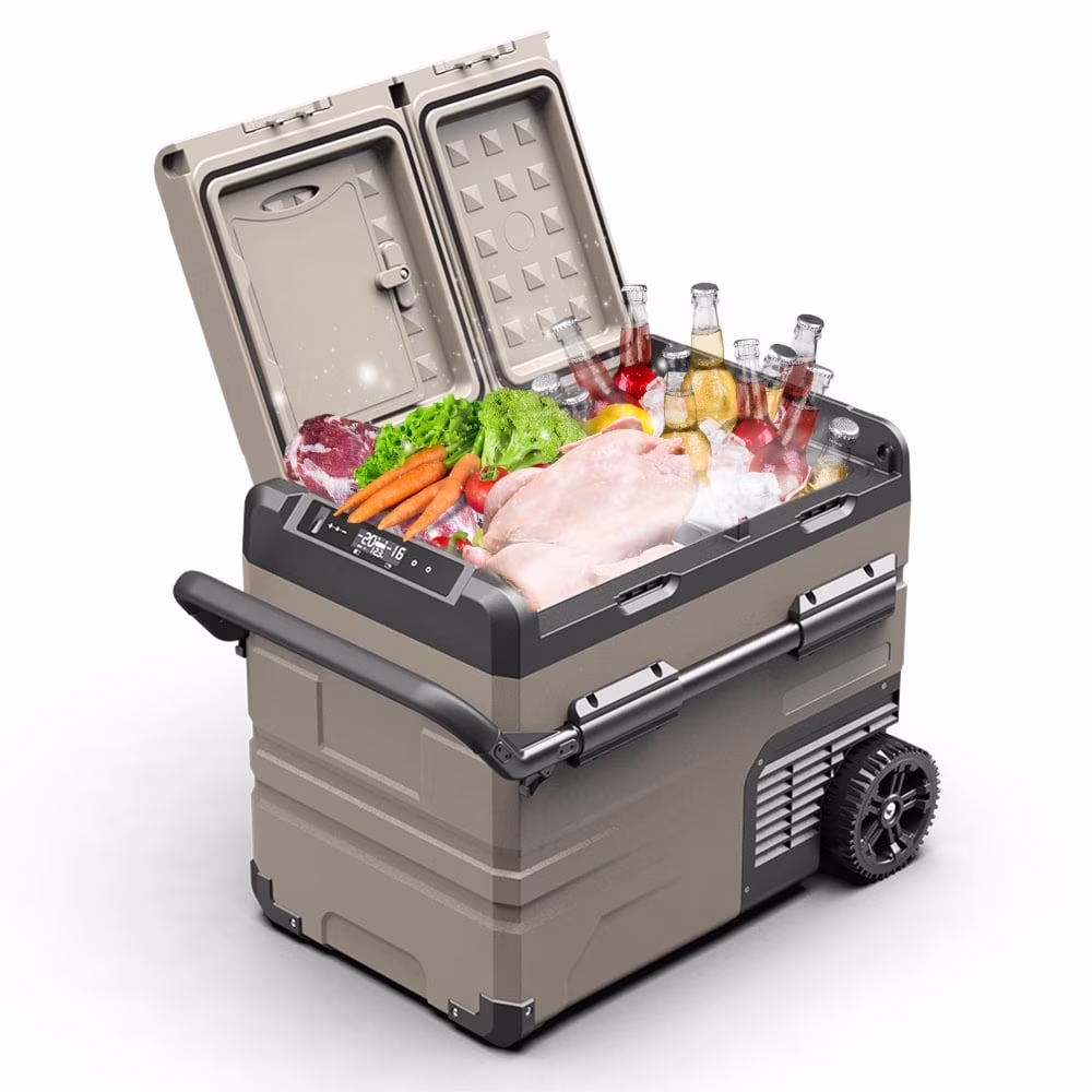 Alpicool TA35 Portable Refrigerator 37 Quart(35 Liter) Dual Temperature Control Fridge Mini Freezer for Travel,Camping,Fishing, Outdoor -12/24V DC - Image 9