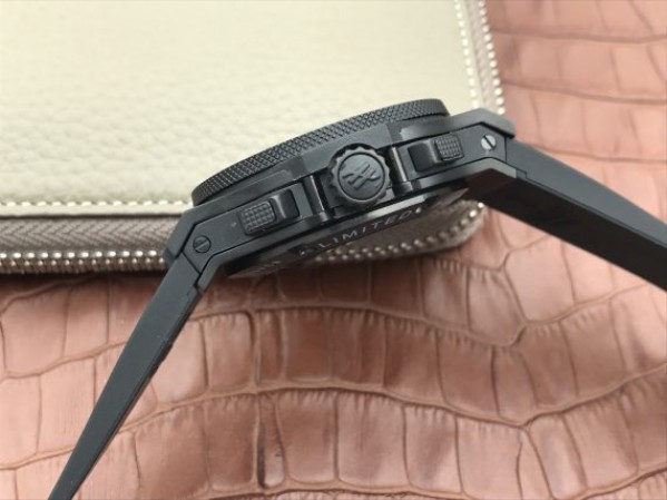 Replica Hublot Big Bang Full Ceramic Maradona Limited Edition Black Gummy Strap A7750 - Top club