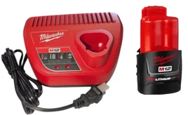 Milwaukee M12 12V Cordless 3/8 in. Ratchet Tool Kit �C Includes REDLITHIUM Battery, Charger & Case - Model 2457-21 - Image 3