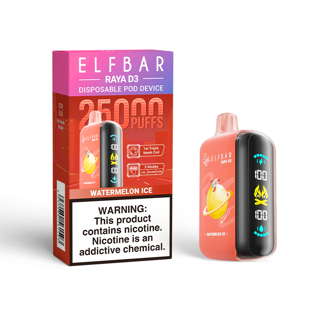ELFBAR RAYA D3 jednorazowy e-papieros (wszystkie smaki)