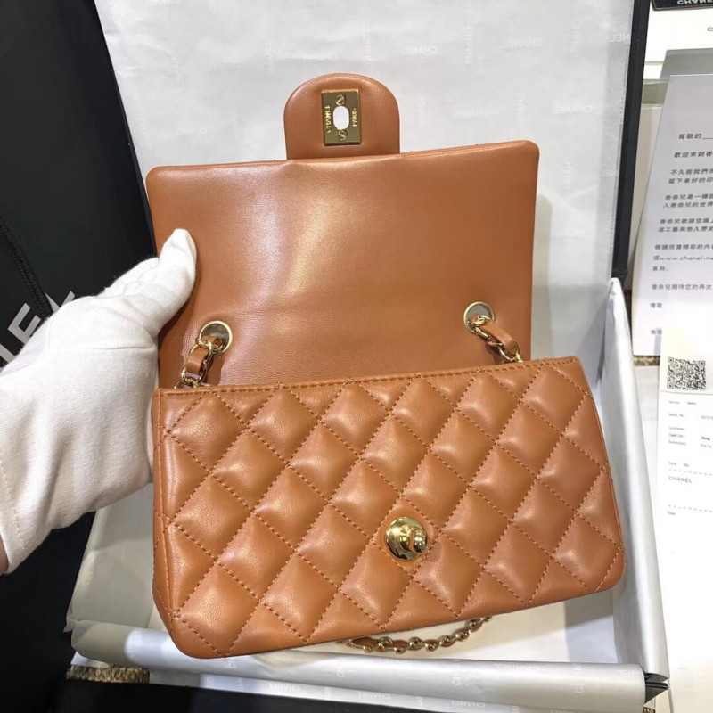 Replica Chanel Lambskin 20Cm Classic Flap Bag 11161:1High-quality replica
