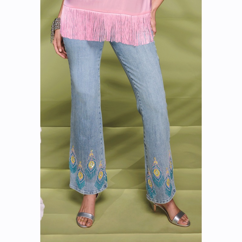 Paige Embellished Jean - MIDNIGHT VELVET CATALOG