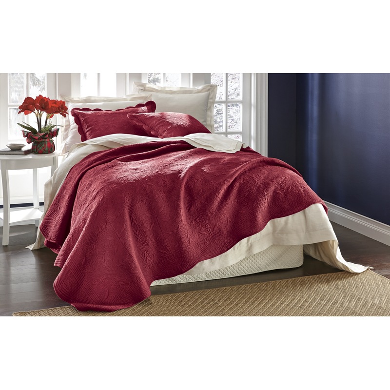Chateau Oversized Reversible Cotton Quilt and Sham - MIDNIGHT VELVET CATALOG