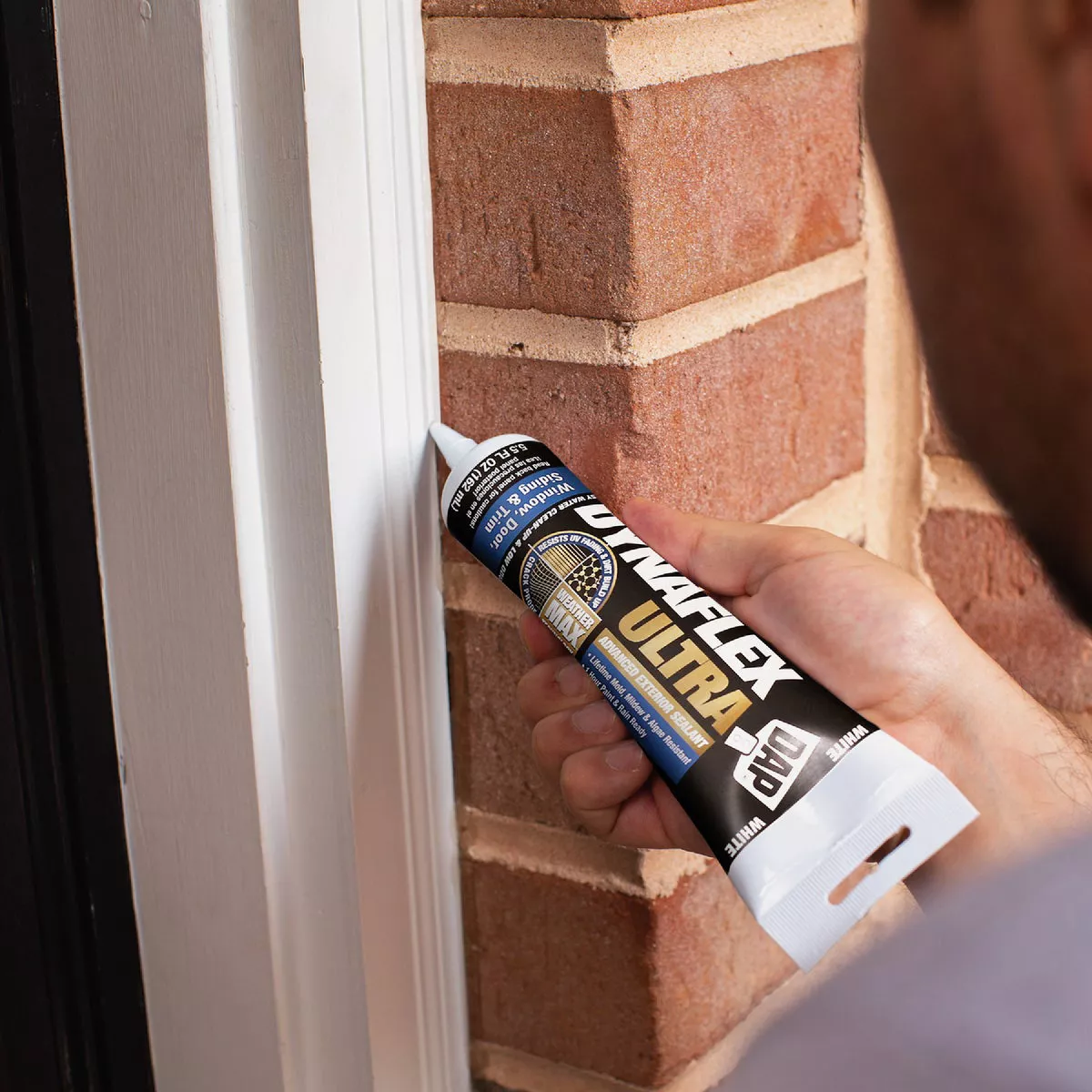 Dap Dynaflex Ultra 5.5 Oz. White Advanced Exterior Sealant for Window, Door & Siding