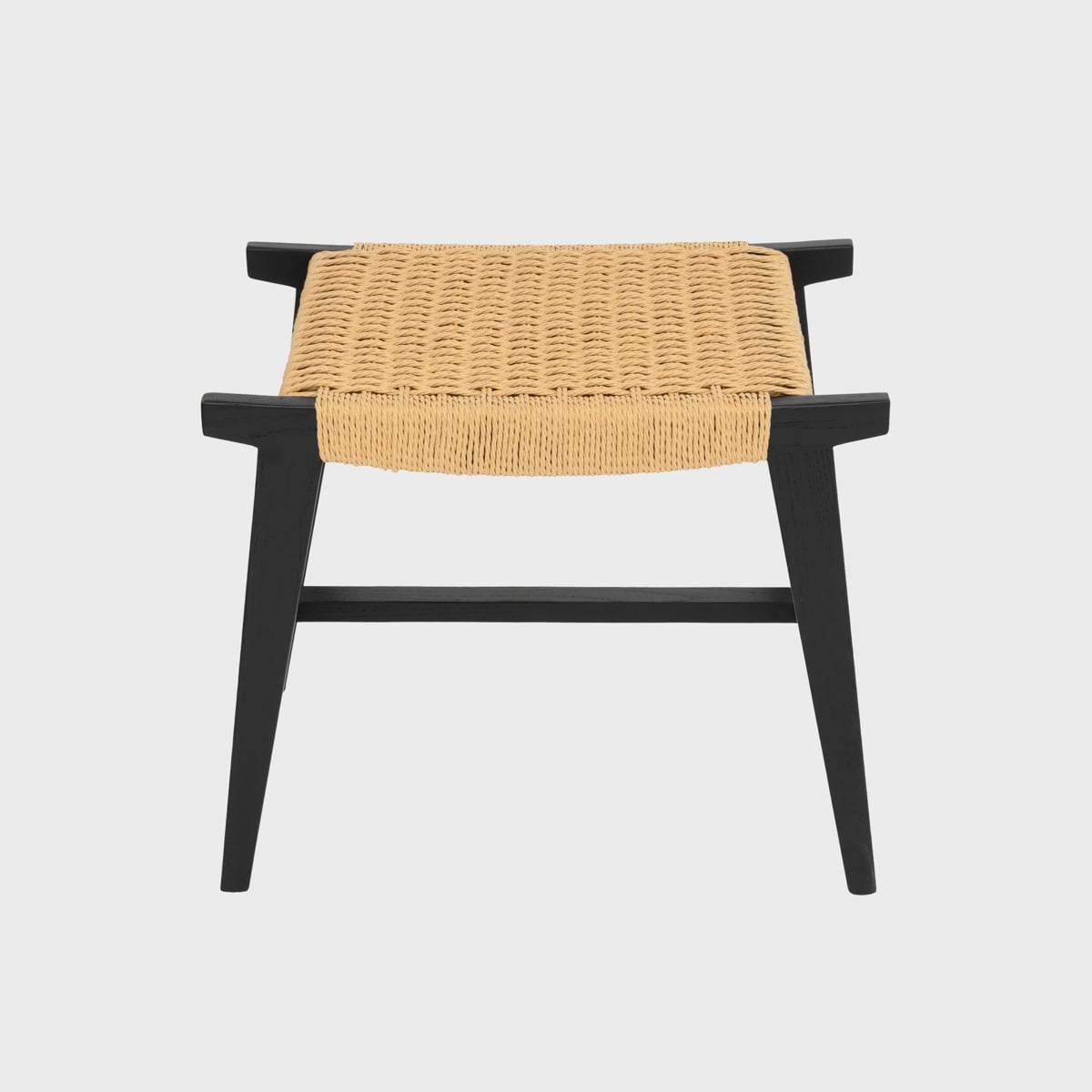 Taboret NOVUM drewniany dębowy naturalny 52x34x42 cm