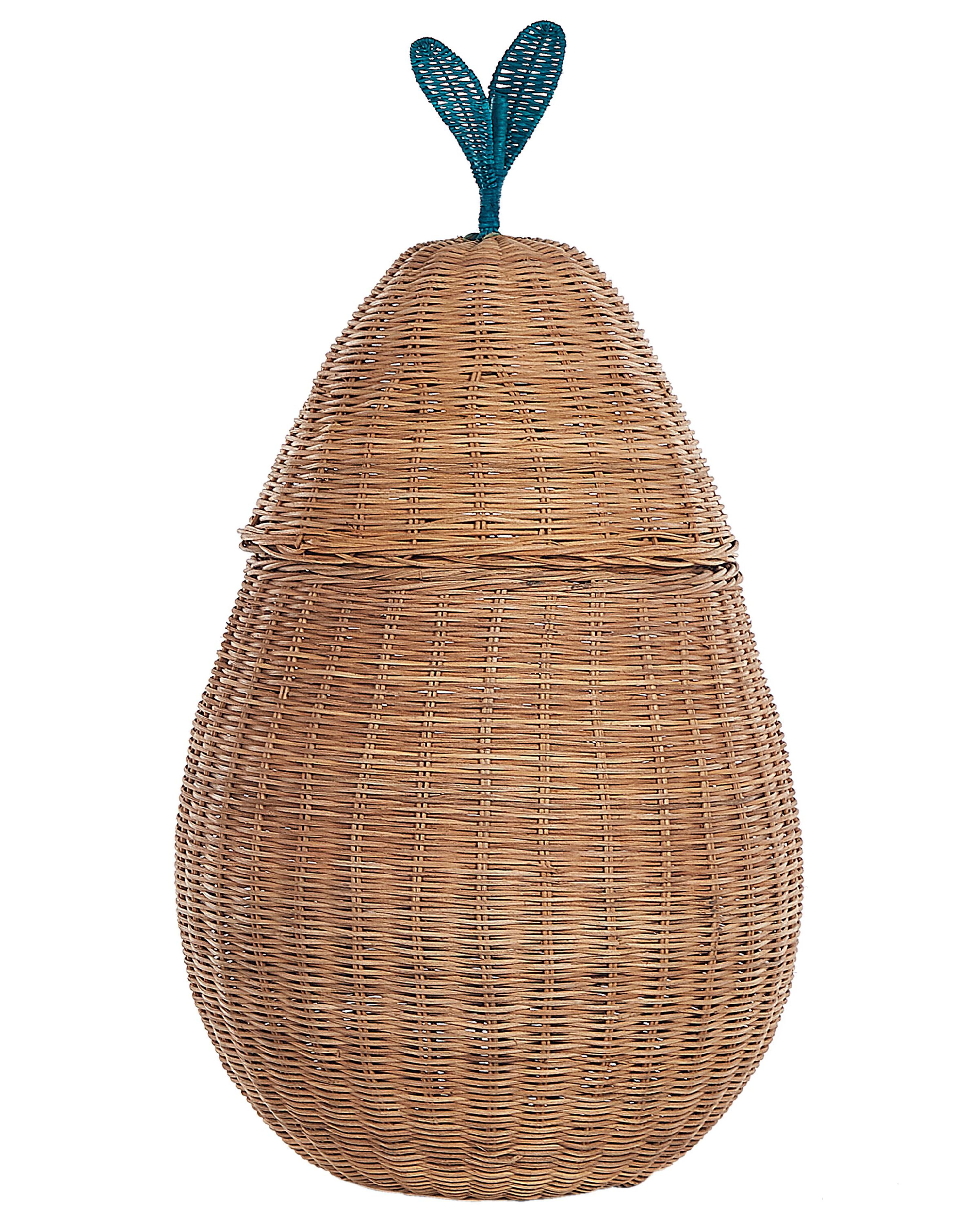 Kids Basket Pear VAGSOY Rattan Natural