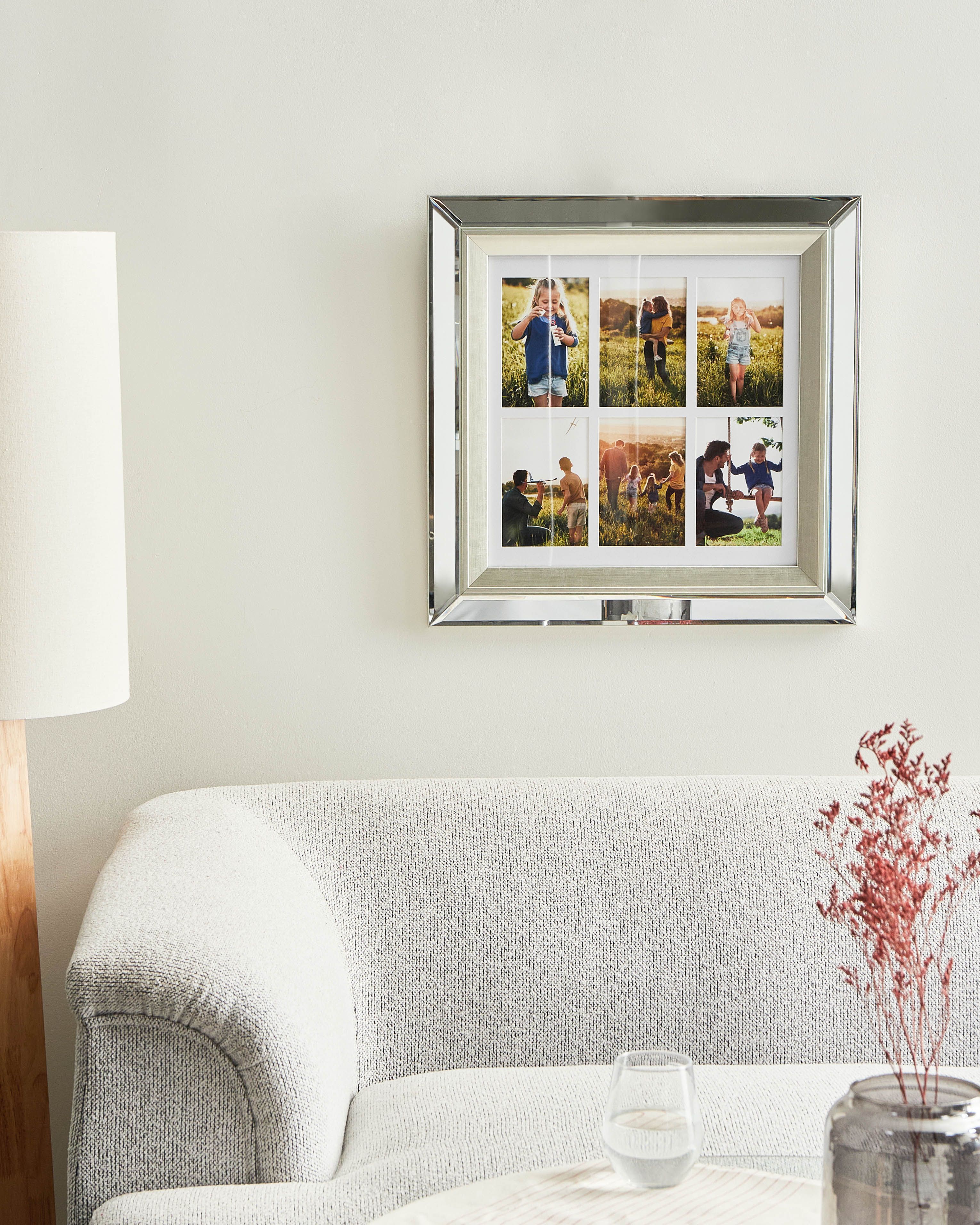 Frame for 6 Photos MAKENI Silver