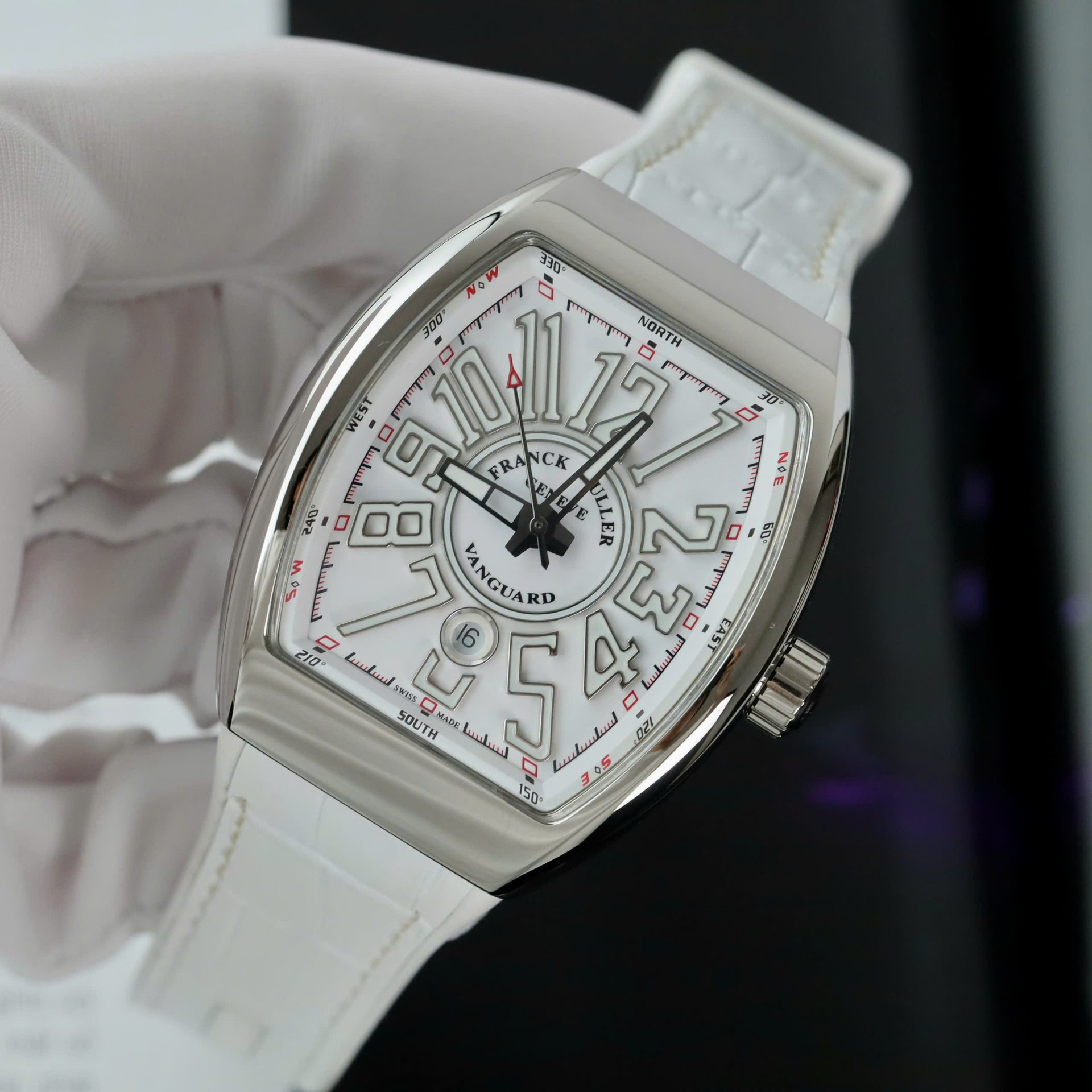 Franck Muller V45 Copies Watches White Dial Automatic Movement ABF Factory 45mm - Top club