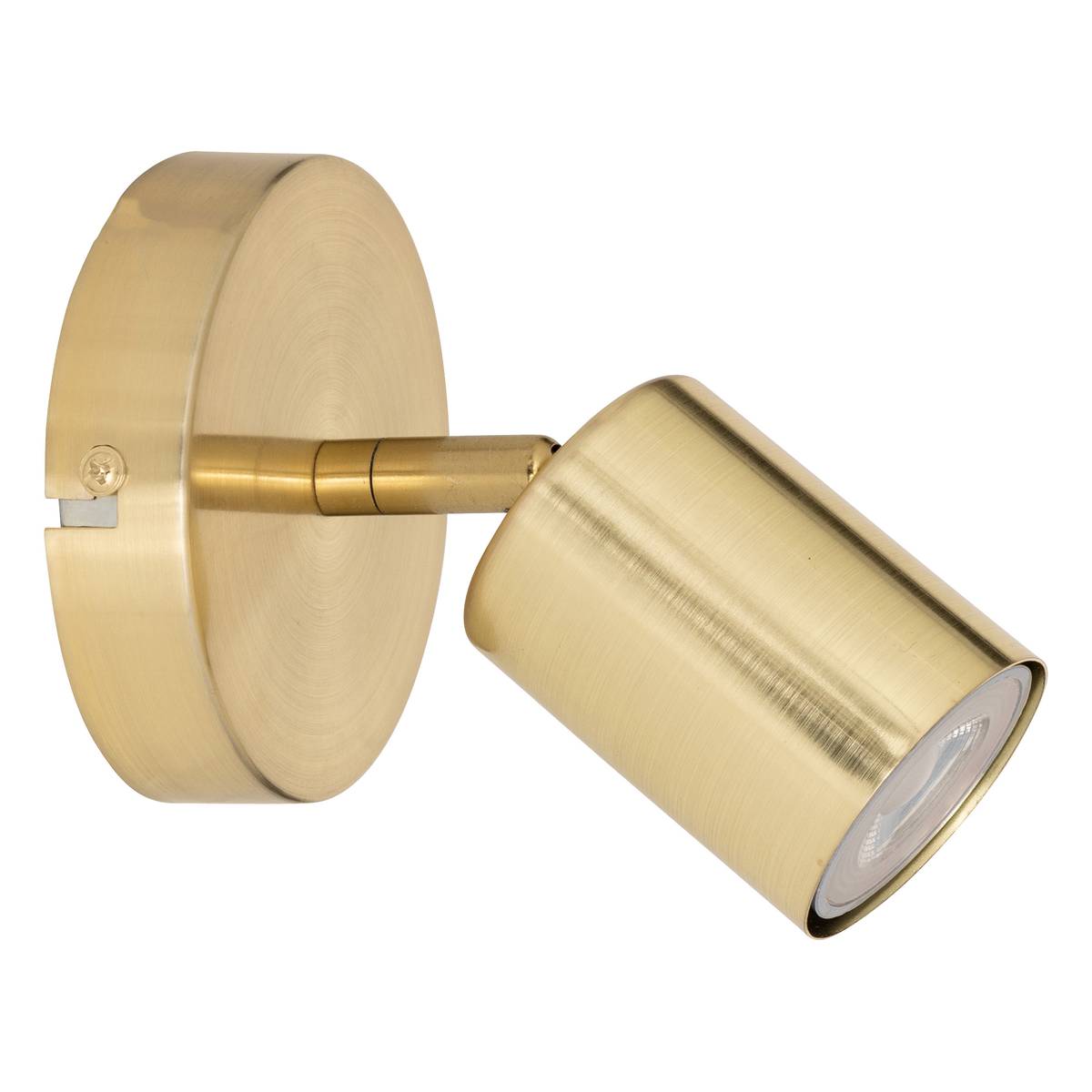 Wall/Ceiling Light "Vico" Gold, 10x10 cm
