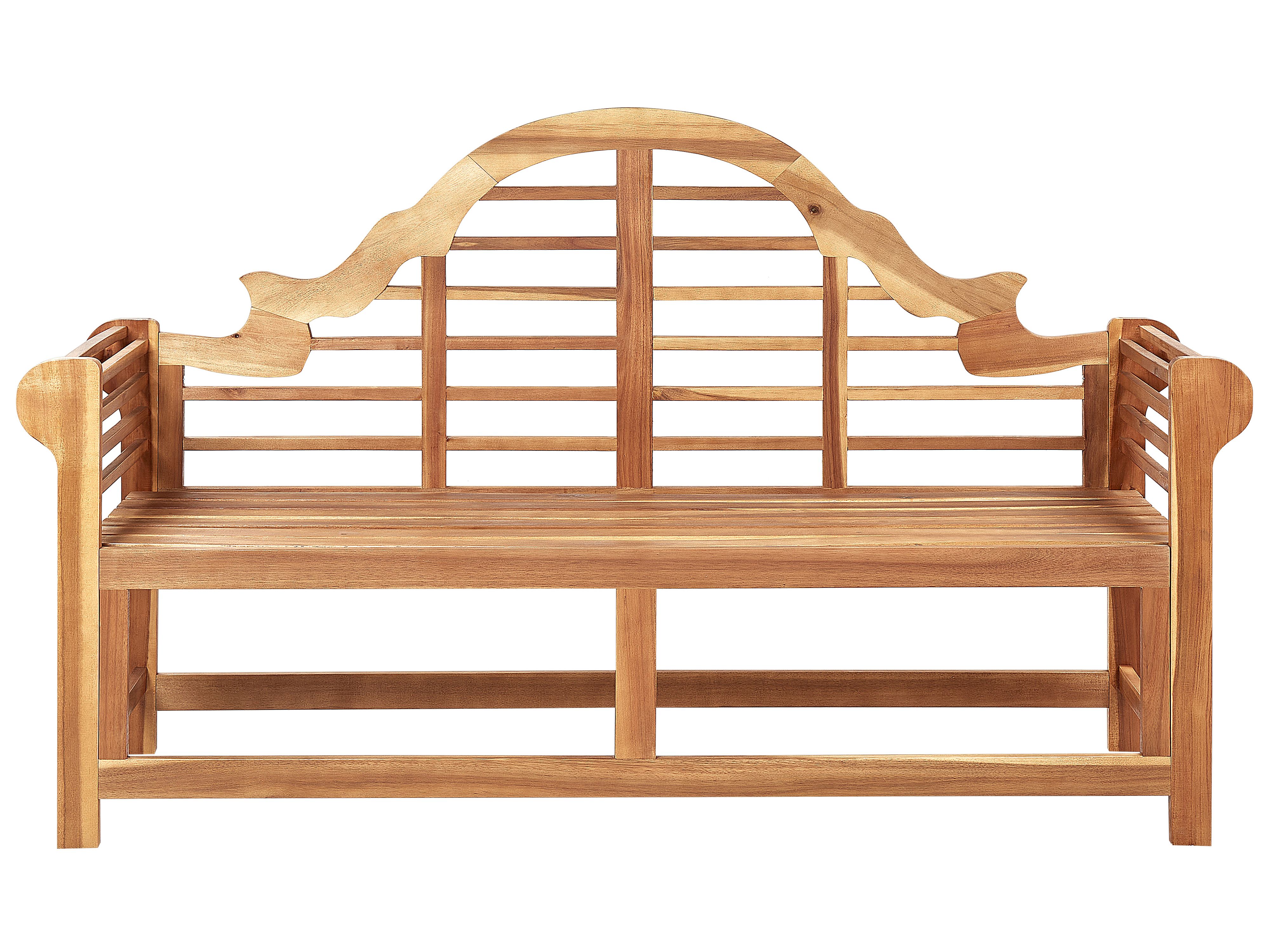 Garden Bench MARLBORO 196 cm Acacia Wood Light Brown