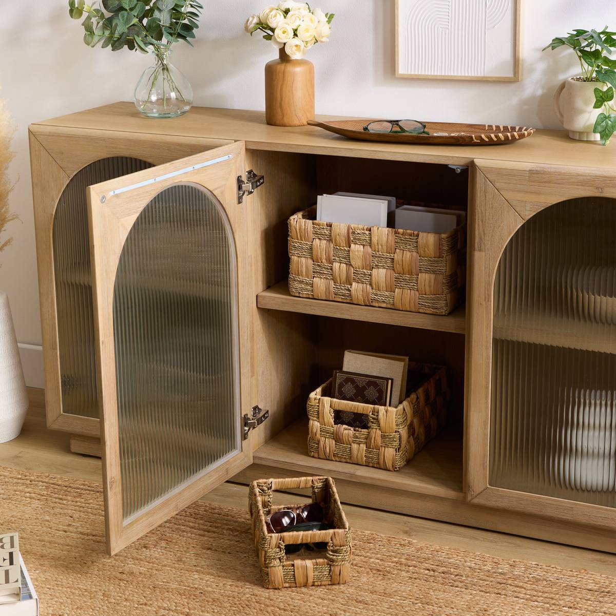 Crate "Nadi" Brown, 37x27 cm