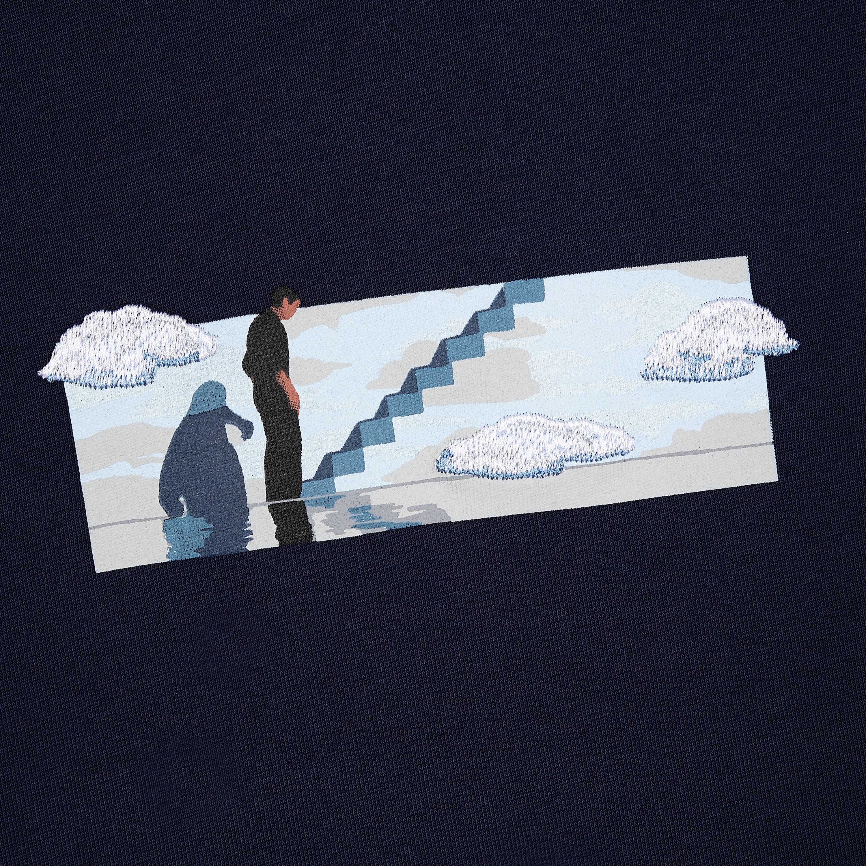 "on air" T Shirt navy