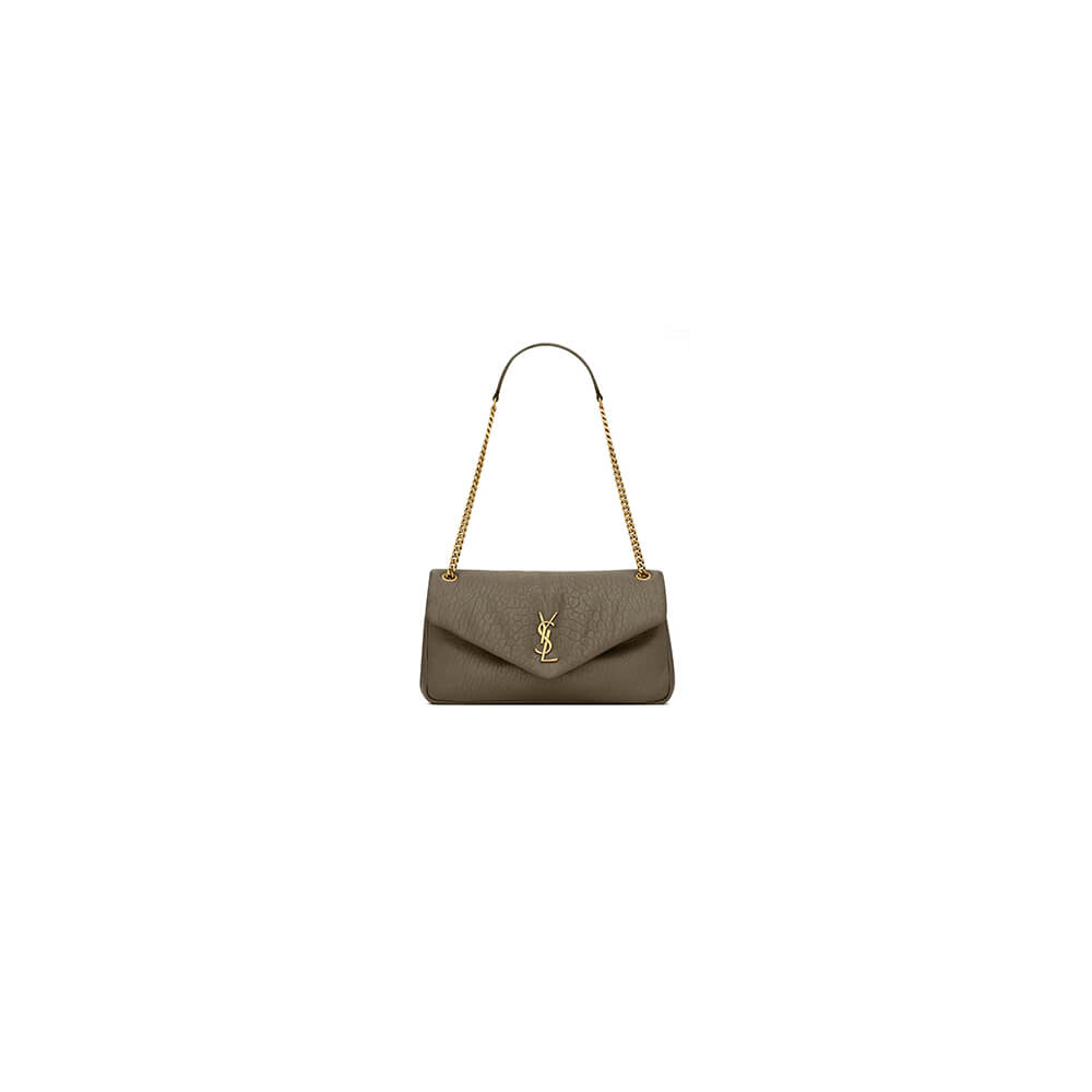 YSL Calypso Medium in Grained Lambskin Bag1:1High-quality replica