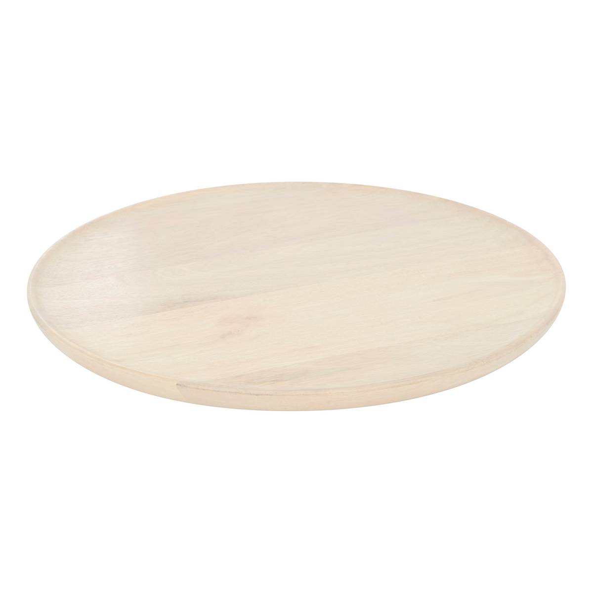 Serving platter "Mango Tree" Mango wood, D.30 cm, Beige