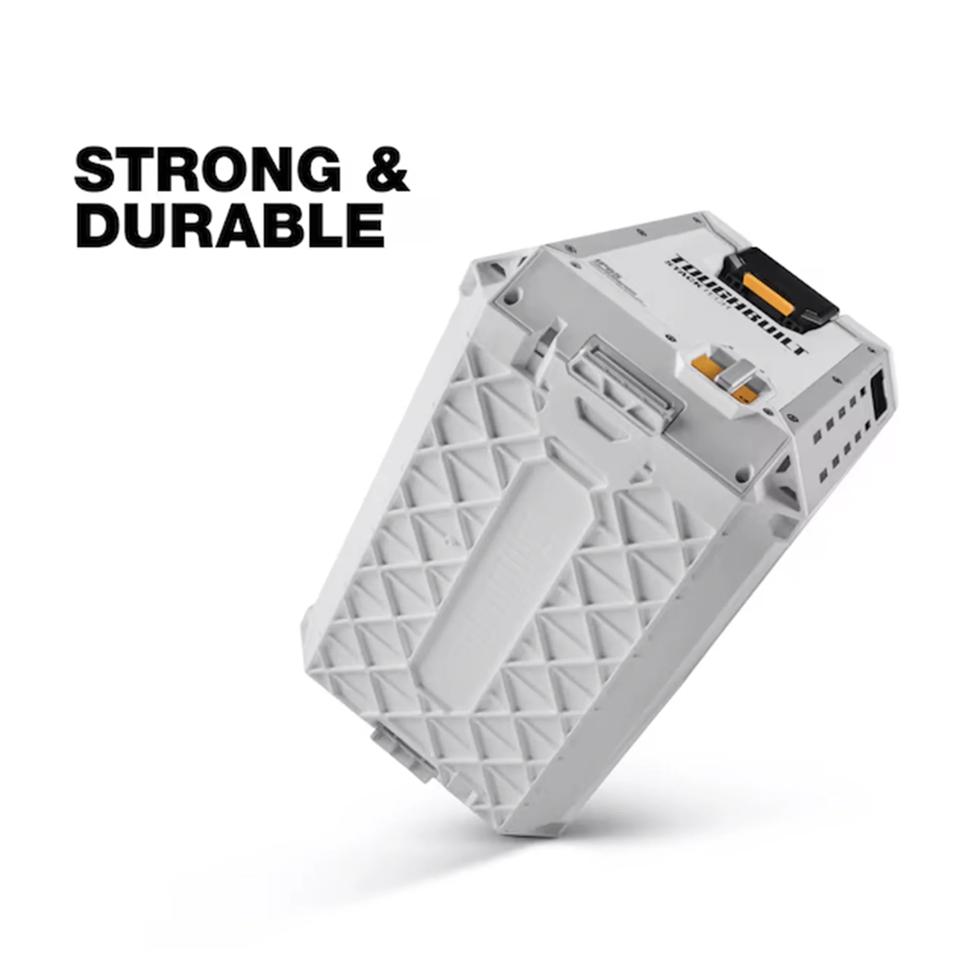 ToughBuilt StackTech Compact Cooler, Stackable 16 Quart Hard Shell Ice Chest, White - Image 8