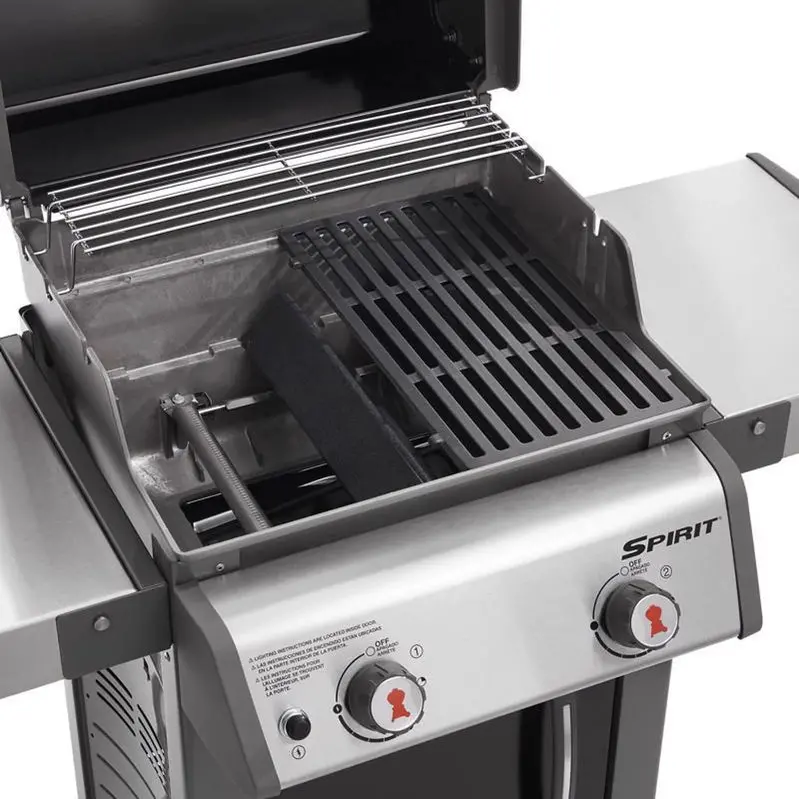 Weber Liquid Propane Grill, 2-Burner, Black - Spirit E-210 - Image 3 Weber Liquid Propane Grill, 2-Burner, Black - Spirit E-210 - Image 3