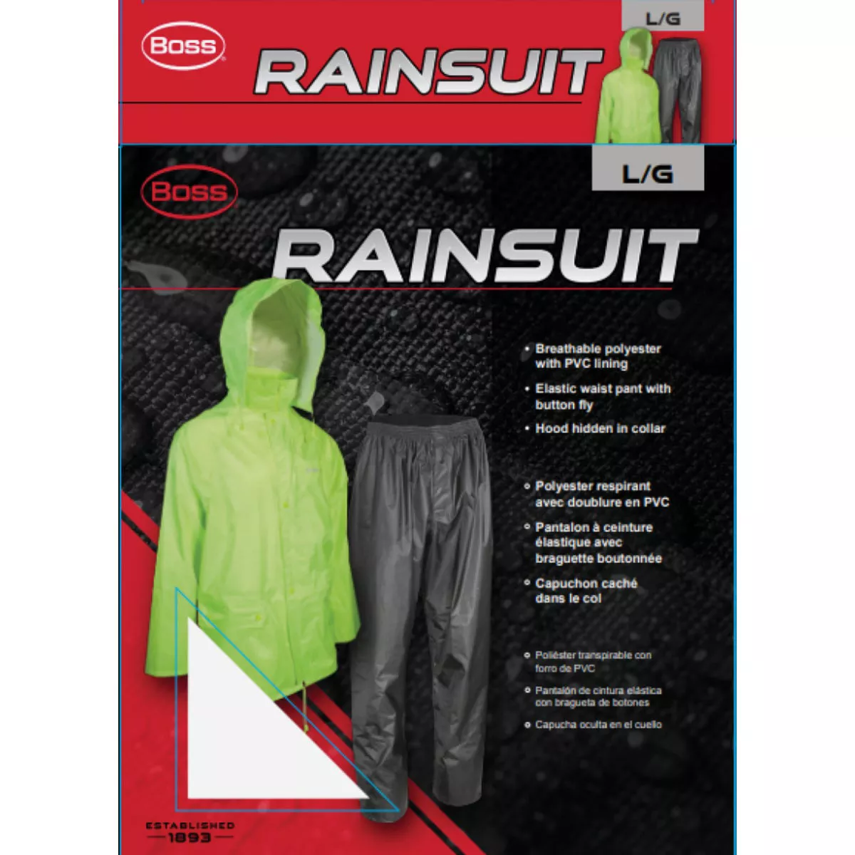 Boss Large Classic Rain Suit
