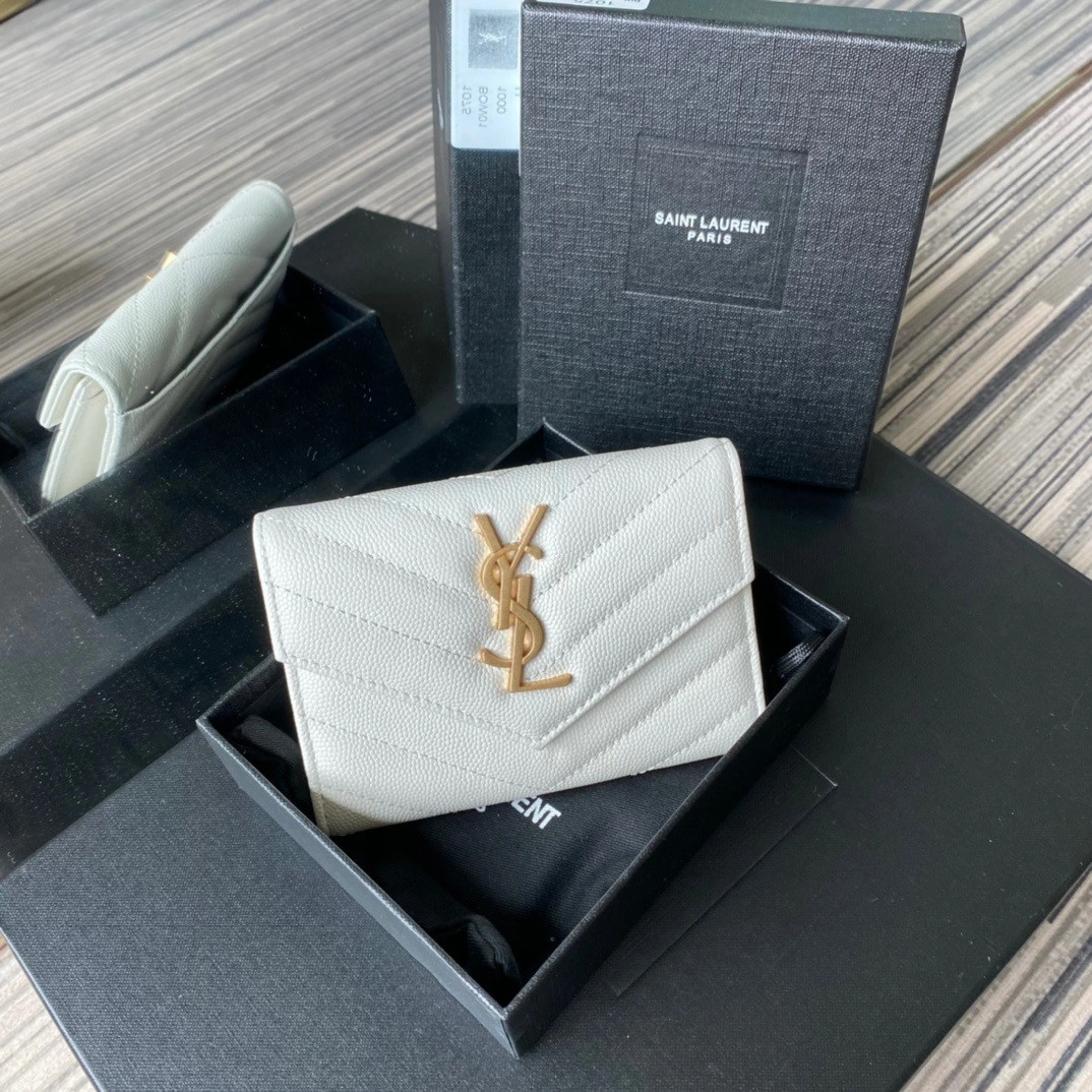 YSL MONOGRAM SMALL ENVELOPE WALLET IN - Tidelocker Bags Ru1:1High-quality replica