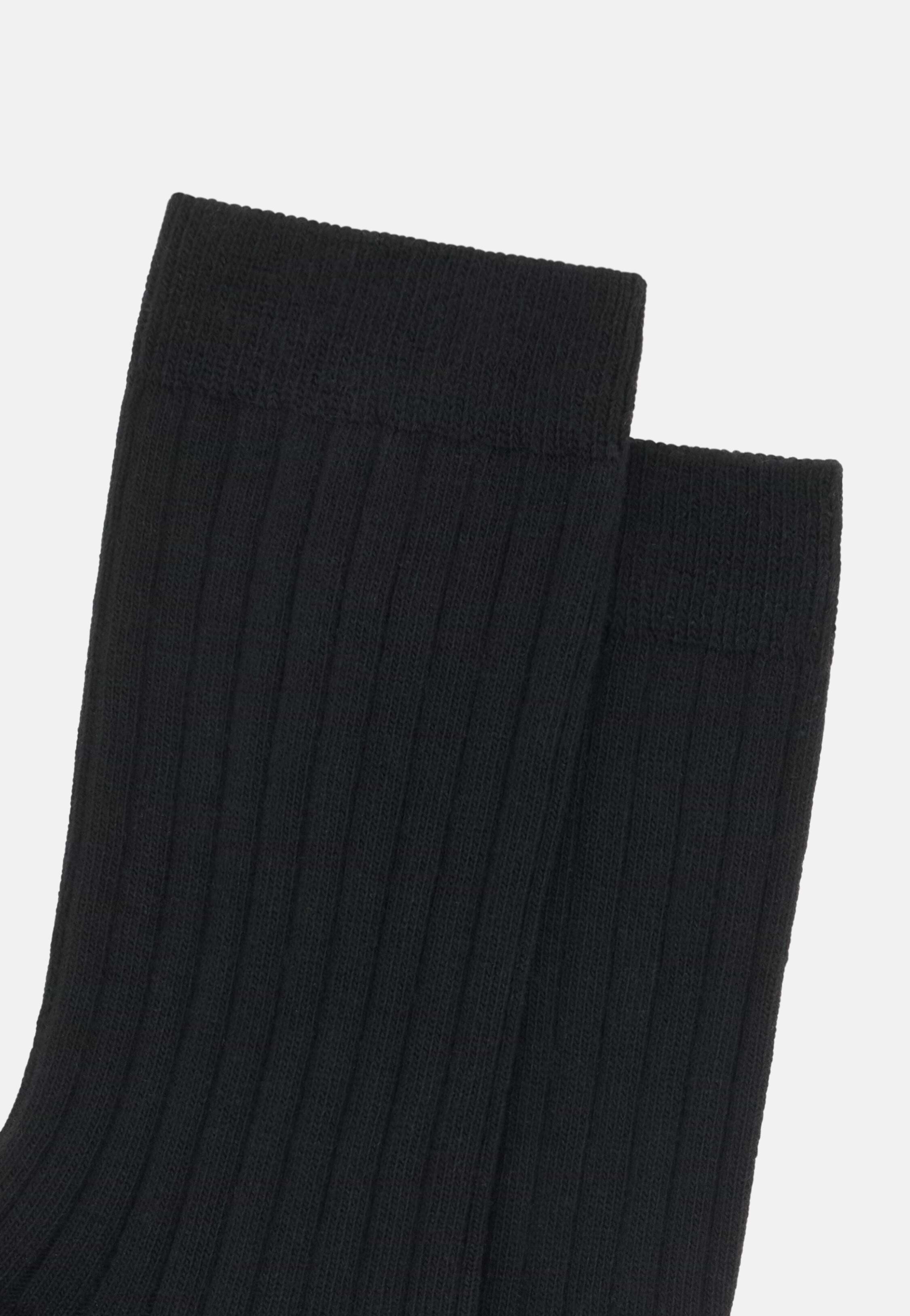 BOGGI Short Cotton Blend Ribbed Socks