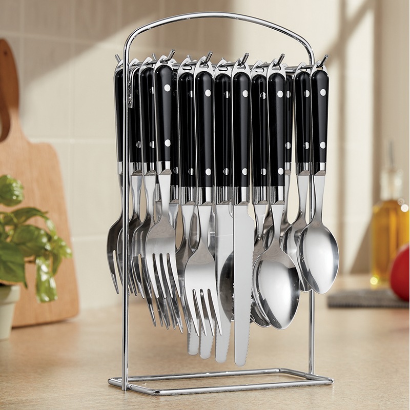 20-Piece Hanging Flatware Set - MIDNIGHT VELVET CATALOG
