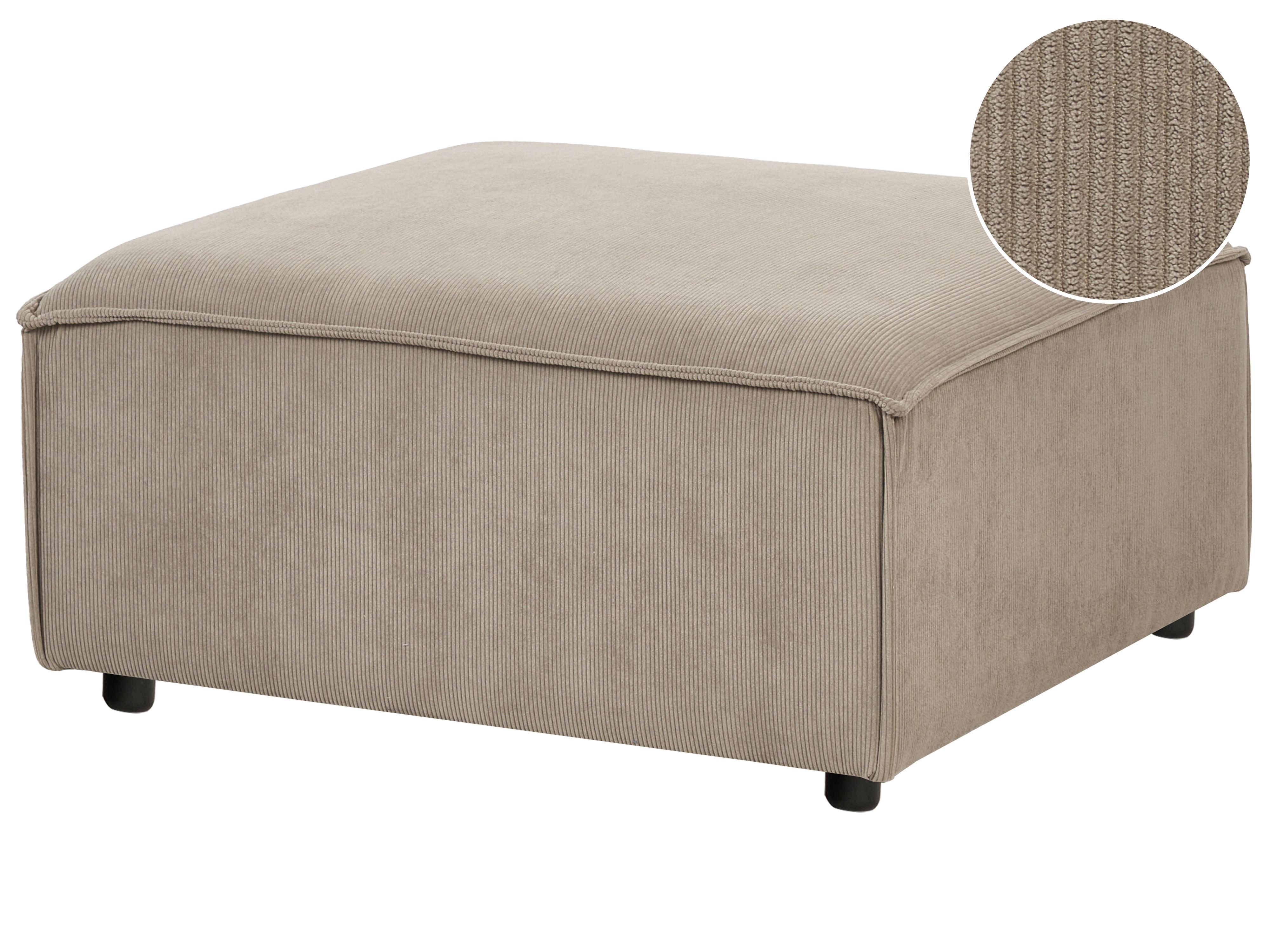 Ottoman ARDAL Corduroy Light Brown