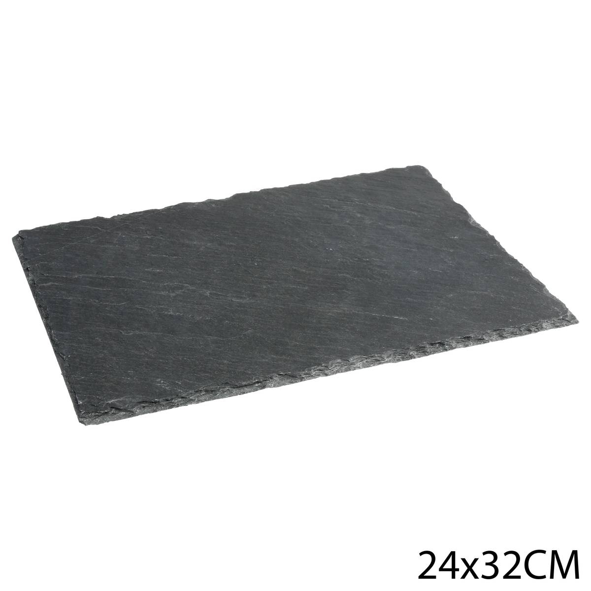 Presentation plate "Slate" 32x24 cm, Slate Grey