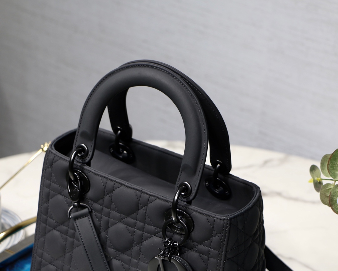 Medium Lady Bag  Black/White/Beige/Grey For Women 9.5in/24cm M0565ONGE_M9001:1High-quality replica