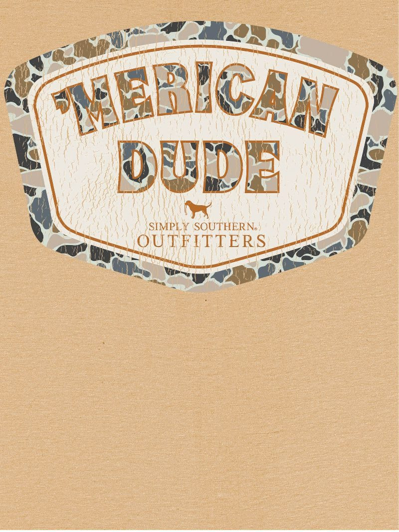 YTH-MN-SS-CAMOLOGO-KHAKI - Simply Southern Outlet