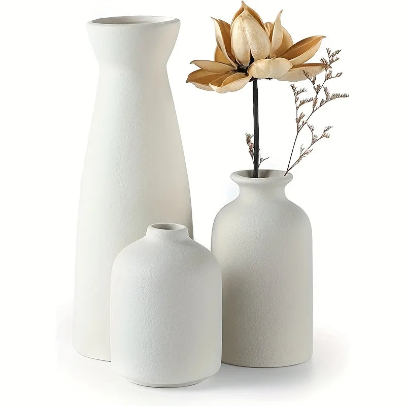 BohoBloom | Keramische Vaas Set voor Moderne Decoratie