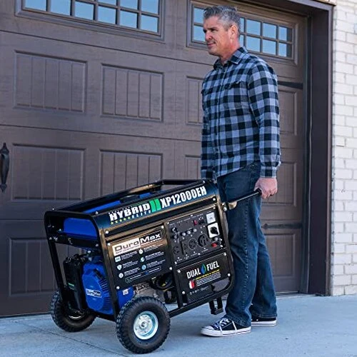 DuroMax Dual Fuel Generator 12,000W Gas/Propane, 457cc 4-Stroke Engine - XP12000EH - Image 2 DuroMax Dual Fuel Generator 12,000W Gas/Propane, 457cc 4-Stroke Engine - XP12000EH - Image 2