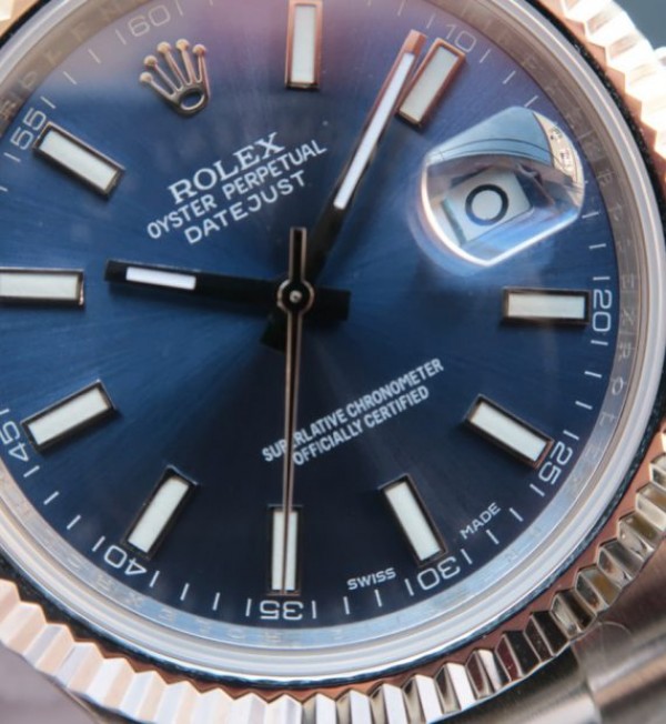 Replica Rolex DateJust II SS Fluted Bezel Blue Dial SS Bracelet A3136 - Top club