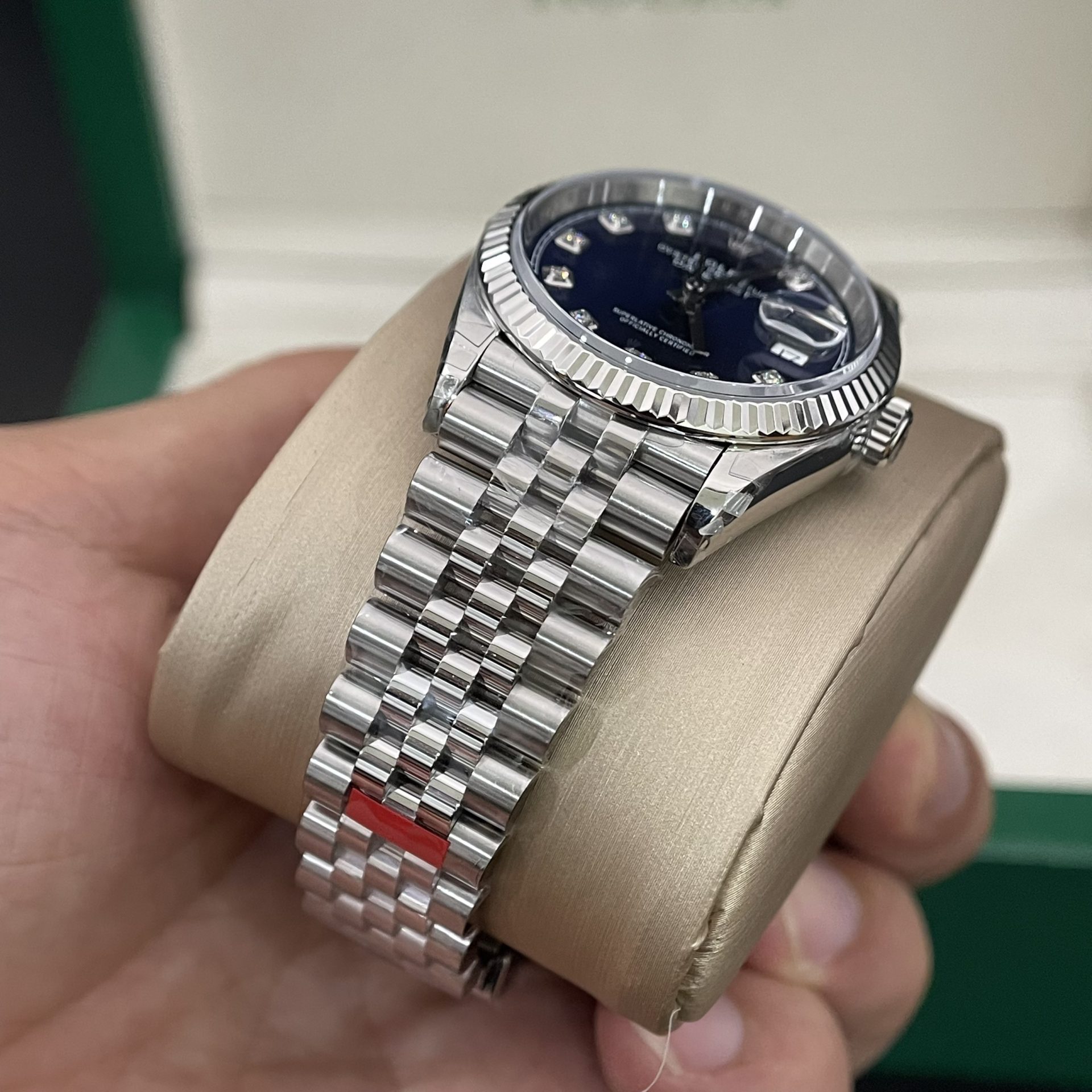 Rolex Best Replica Watch DateJust 126234 Blue Dial VS Factory 36mm - Top club