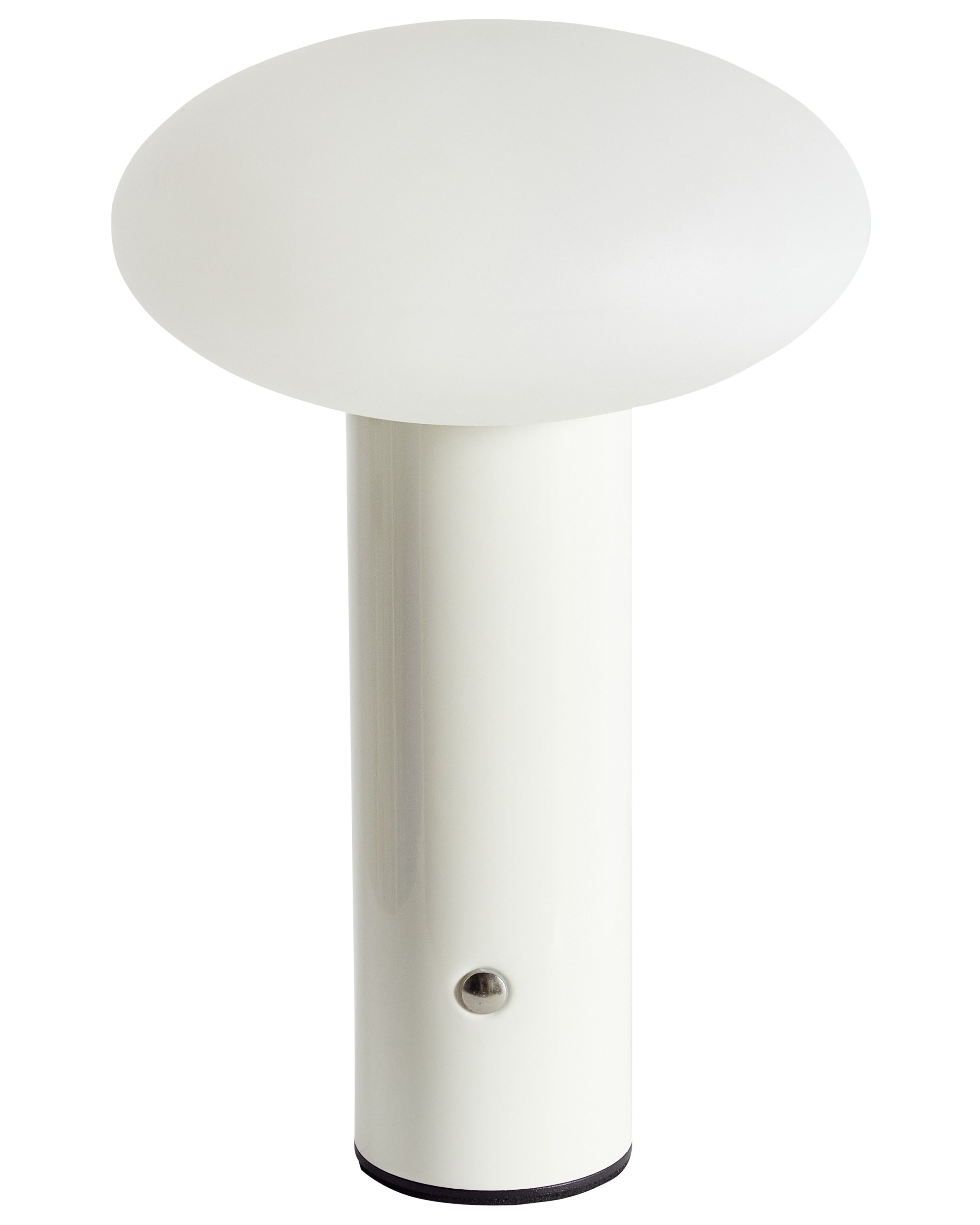 Wireless LED Table Lamp BUAYAN with Dimmer Metal White