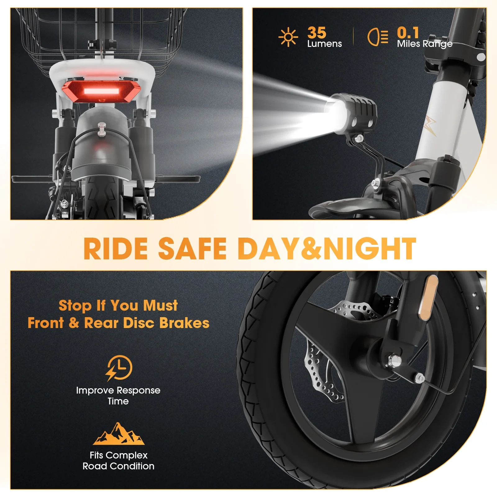 Skeri Electric Scooter with Seat for Adult and Basket, 14 Inch Tire Electric Scooter with Dual Shock Absorbers, 350W Motor with 25-Mile Range, Speed Up to 20 MPH (Gen 2.0) - Image 26