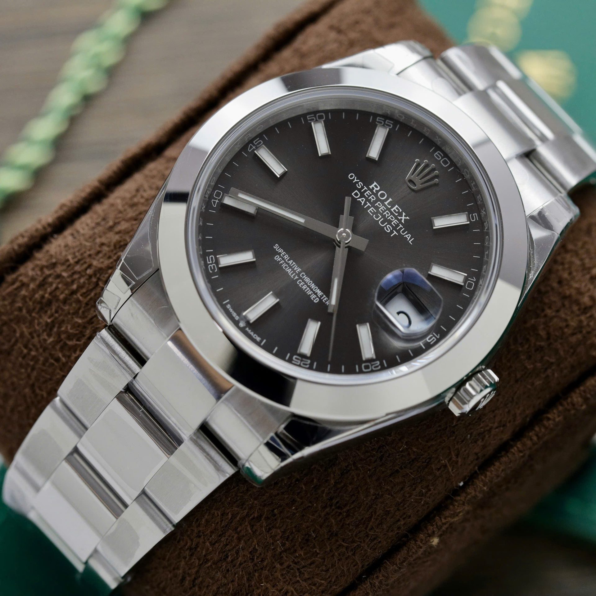 Rolex DateJust 126300 Best Replica Watch Men Dial Gray VS Factory 41mm - Top club