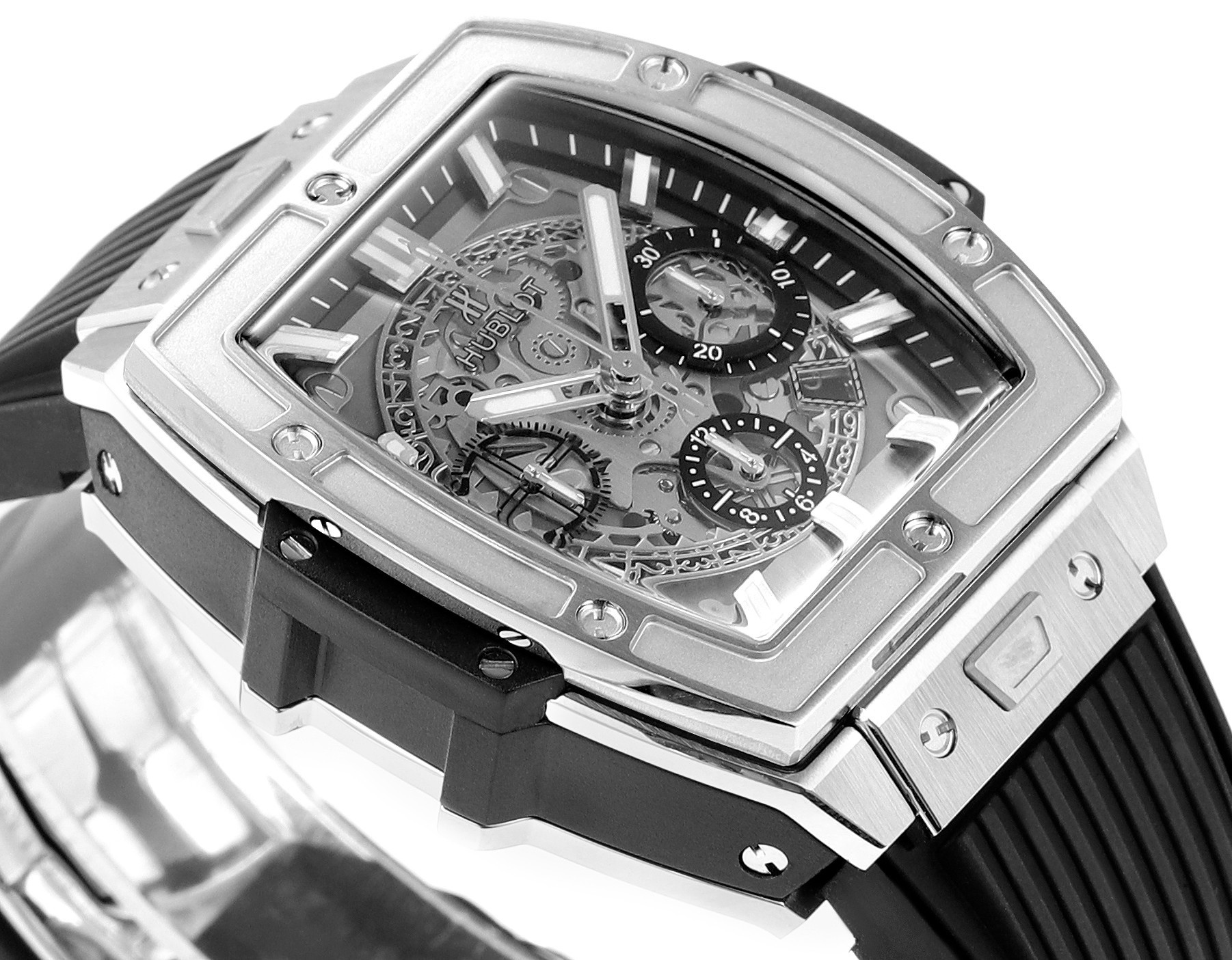 Hublot Spirit of Big Bang Textured Rubber Strap(1:1 replica) - Top club