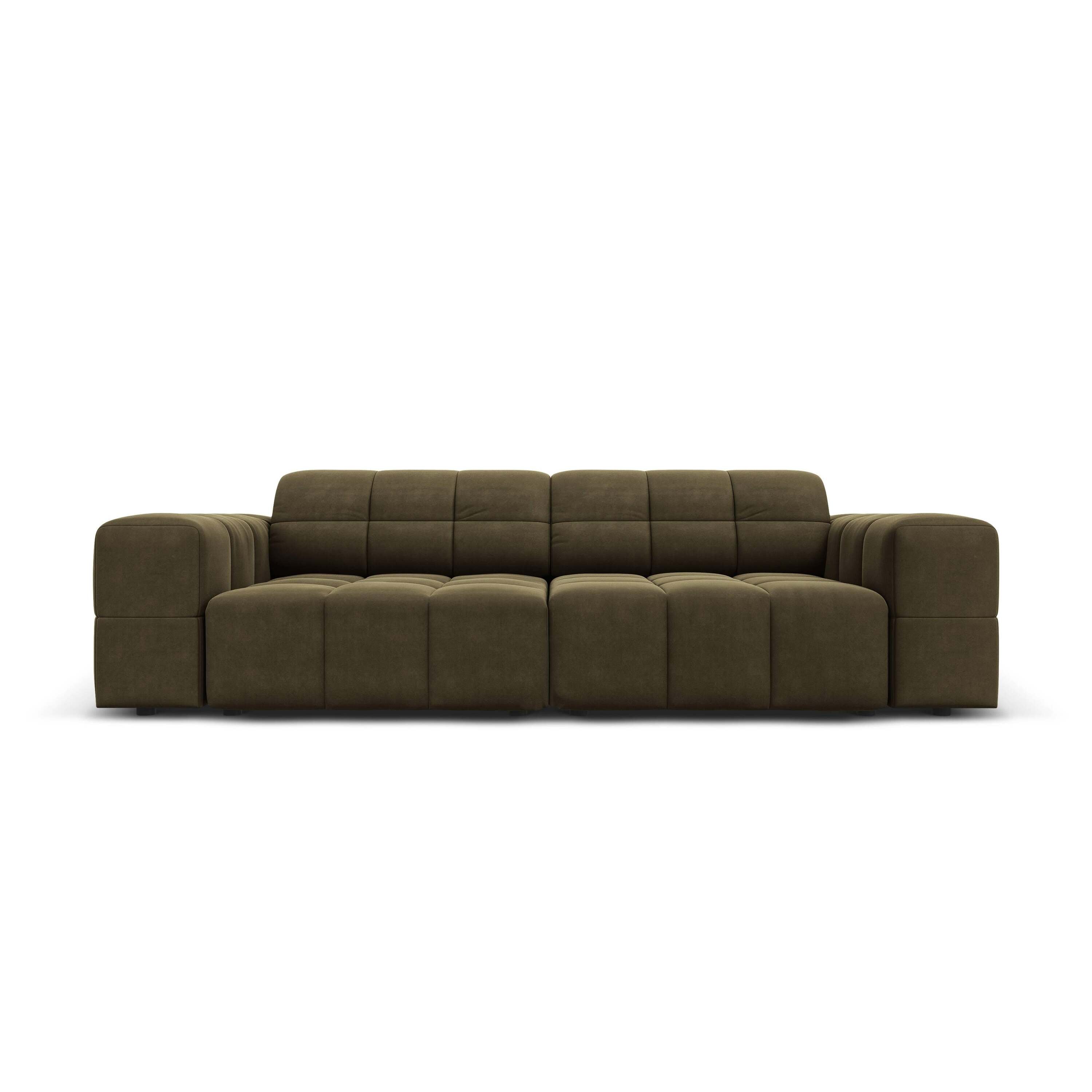 Cosmopolitan Design Chicago 3-zitsbank - Velvet - Groen