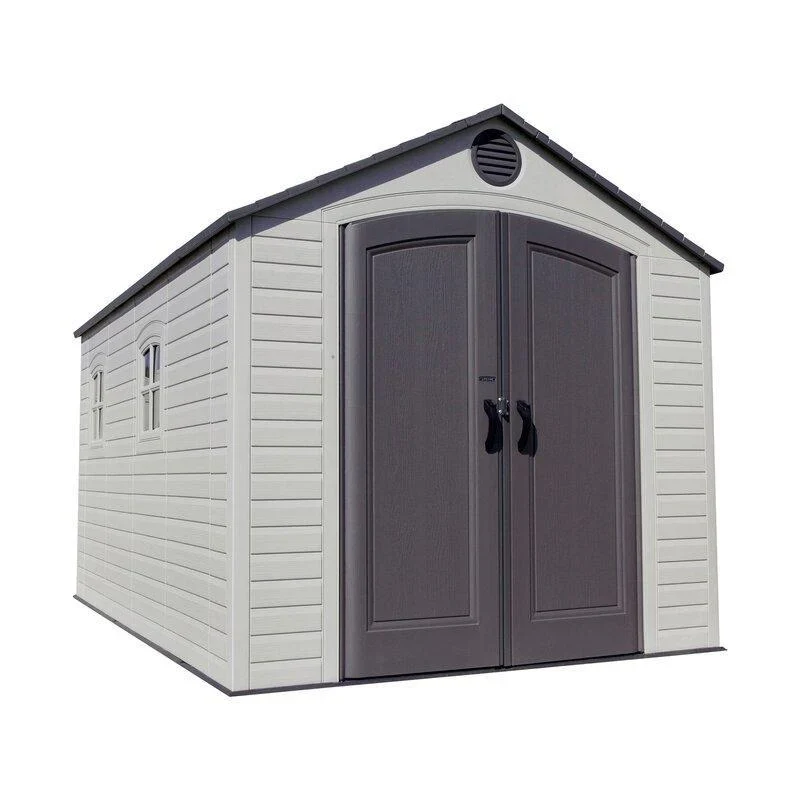 Lifetime Plastic Storage Shed 8 ft. W x 15 ft. D, Desert Sand - 60075 - Image 2 Lifetime Plastic Storage Shed 8 ft. W x 15 ft. D, Desert Sand - 60075 - Image 2
