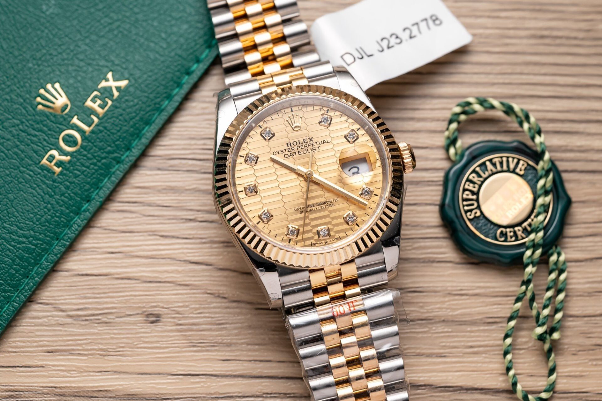 Rolex Best Replica Watch DateJust Gold Wrapped Jubilee Strap GM Factory 36mm - Elite Watch Atelier