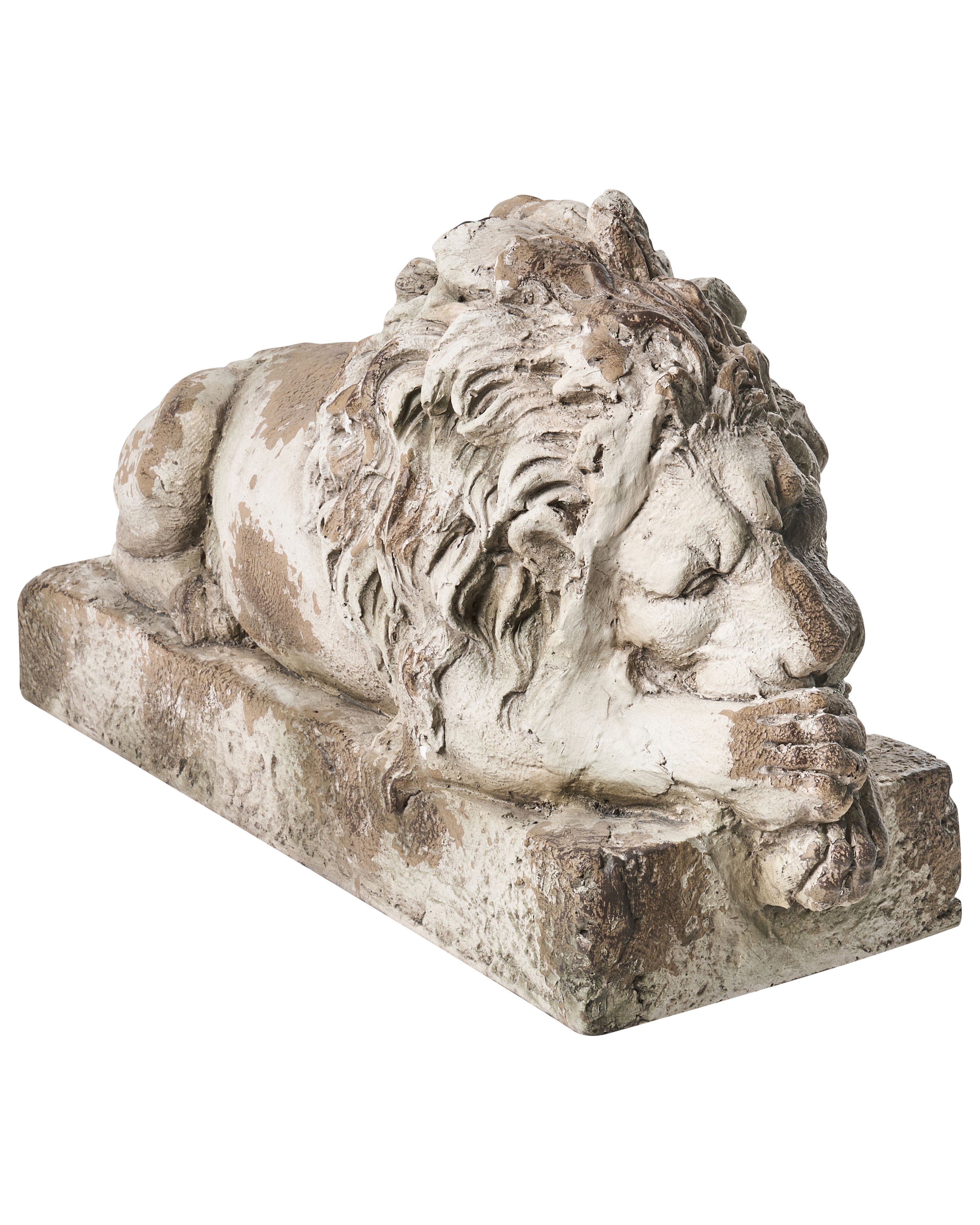 Garden Statue LARI Lion Beige