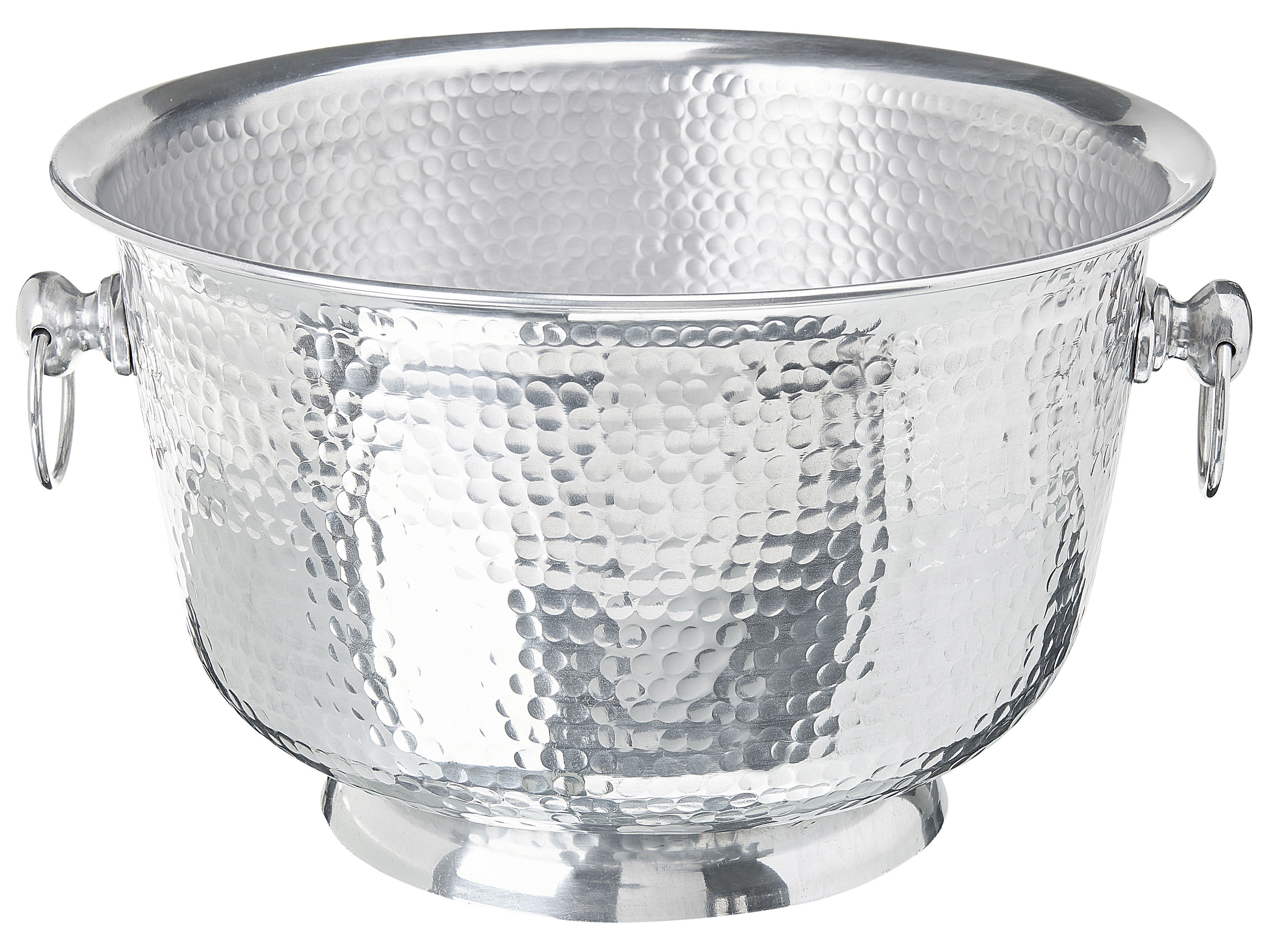 Decorative Bowl POMPEII Metal Silver