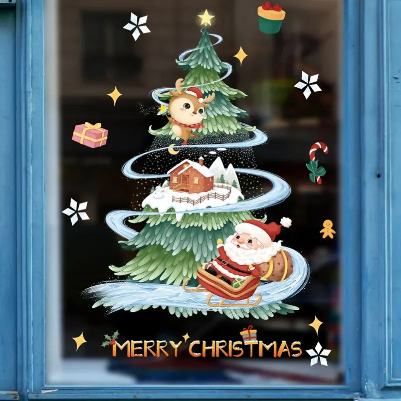 MerryScenes | Feestelijke Glasstickers