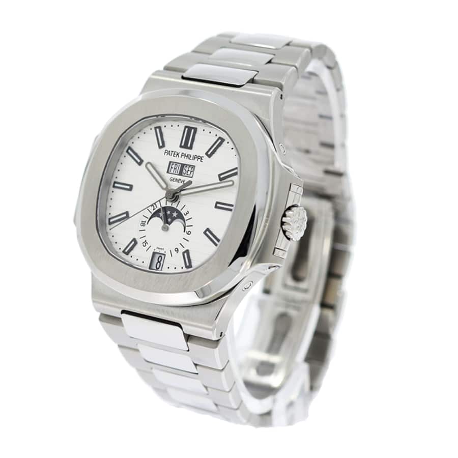 Patek Philippe Nautilus White Dial Replica - Elite Watch Atelier
