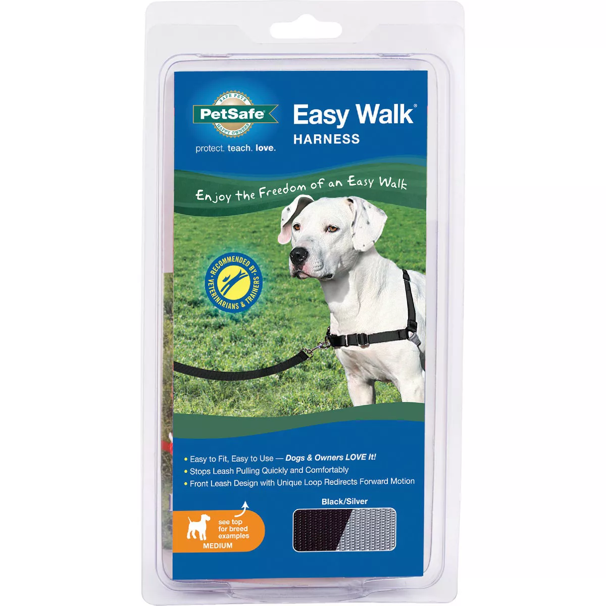 Petsafe Easy Walk 23 In. to 33 In. Black Nylon Harness