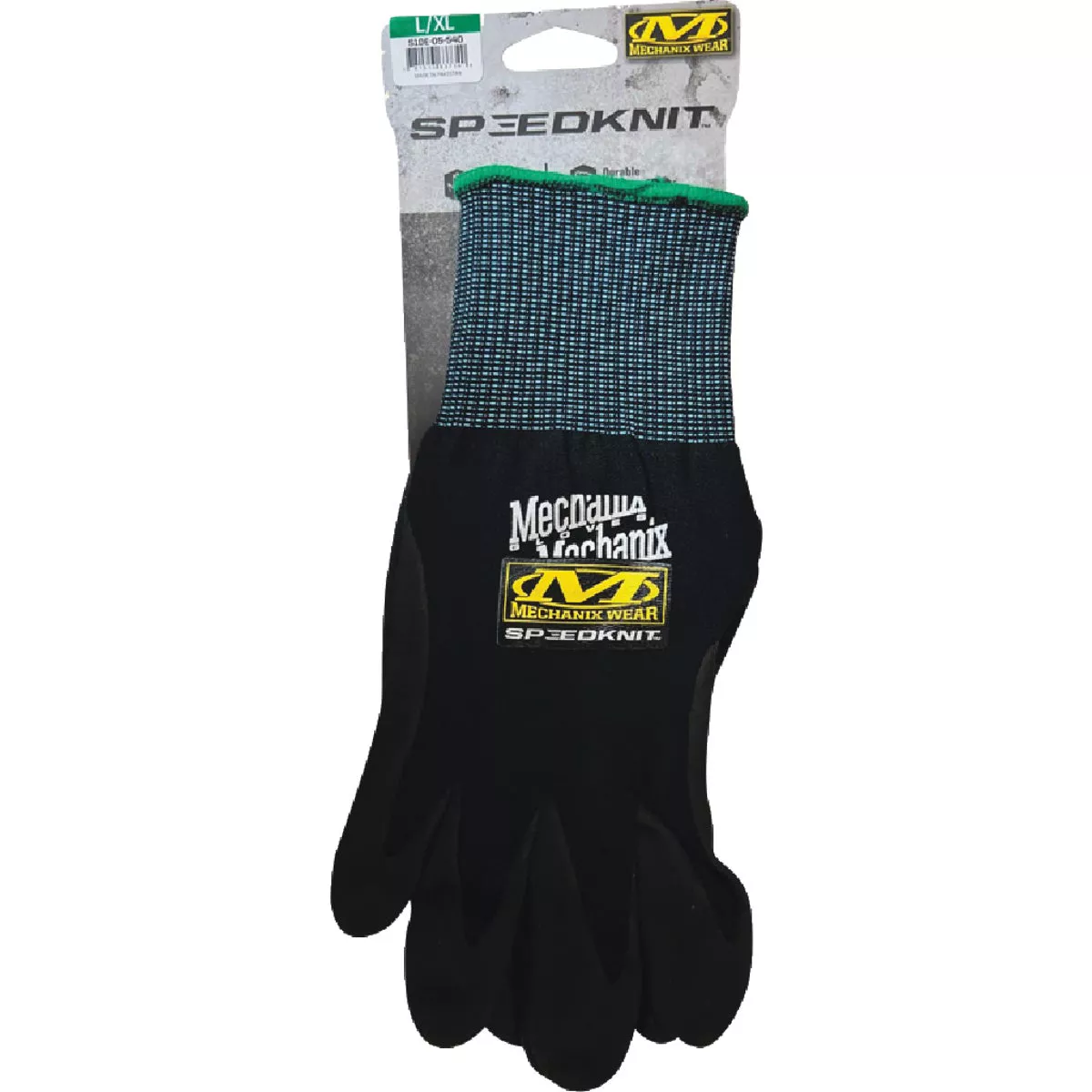 Mechanix Wear SpeedKnit Men's Large/XL Black Nylon Work Glove