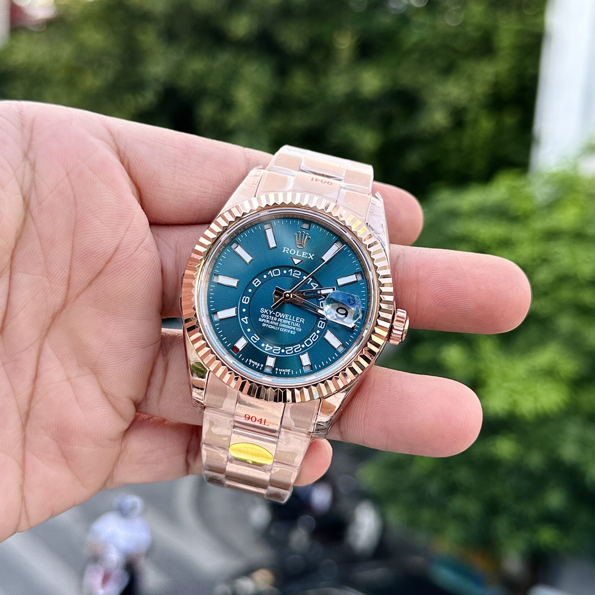 Rolex Replica 1:1 Watch Sky-Dweller 336935 Blue Dial Noob Factory 42mm - Top club